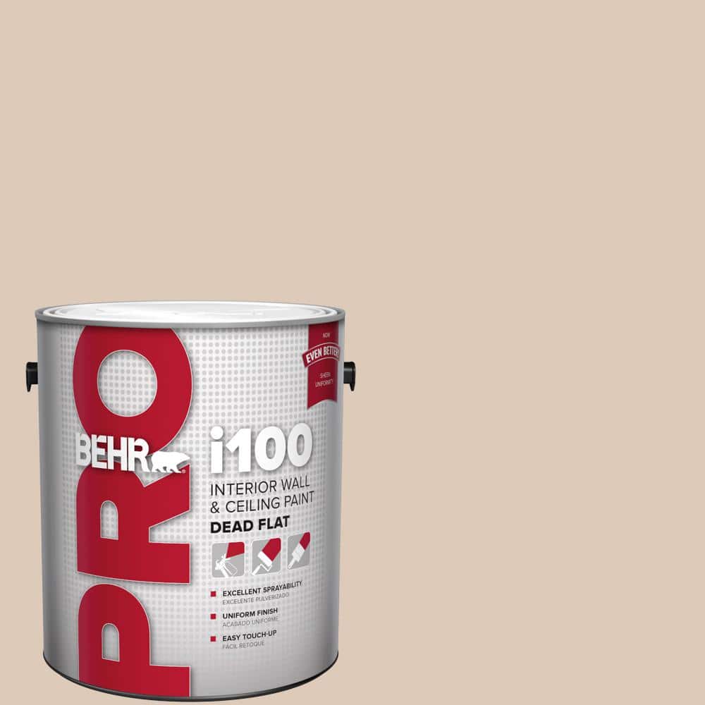 BEHR PRO 1 gal. #250E-2 Pebbled Courtyard Dead Flat Interior Paint