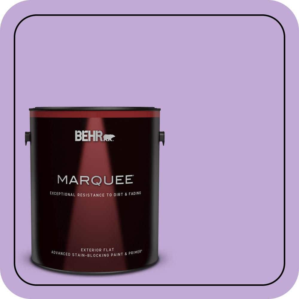 BEHR MARQUEE 1 gal. #MQ4-59 Purple Gladiola Flat Exterior Paint & Primer