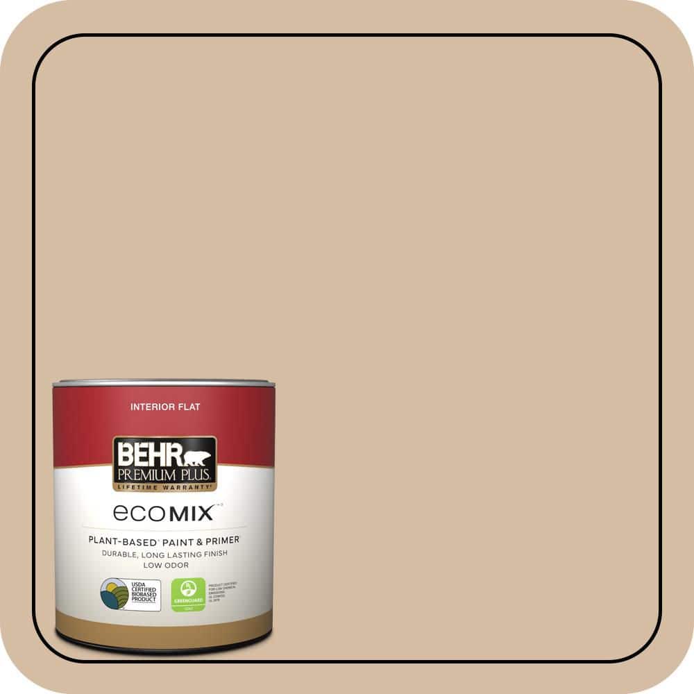 BEHR PREMIUM PLUS Home Decorators #HDC-SM14-3 Concept Beige Enamel EcoMix Plant-Based & Primer