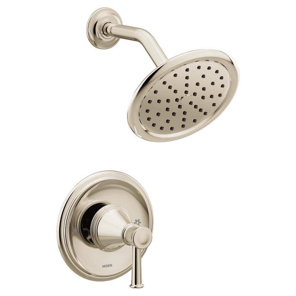 MOEN Belfield 1-Handle Shower Trim Kit in Polished Nickel (Valve Not Included) (1)
