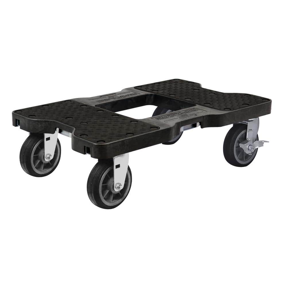 SNAP-LOC 1,500 lbs. Capacity All-Terrain Professional E-Track Dolly in Black (1)