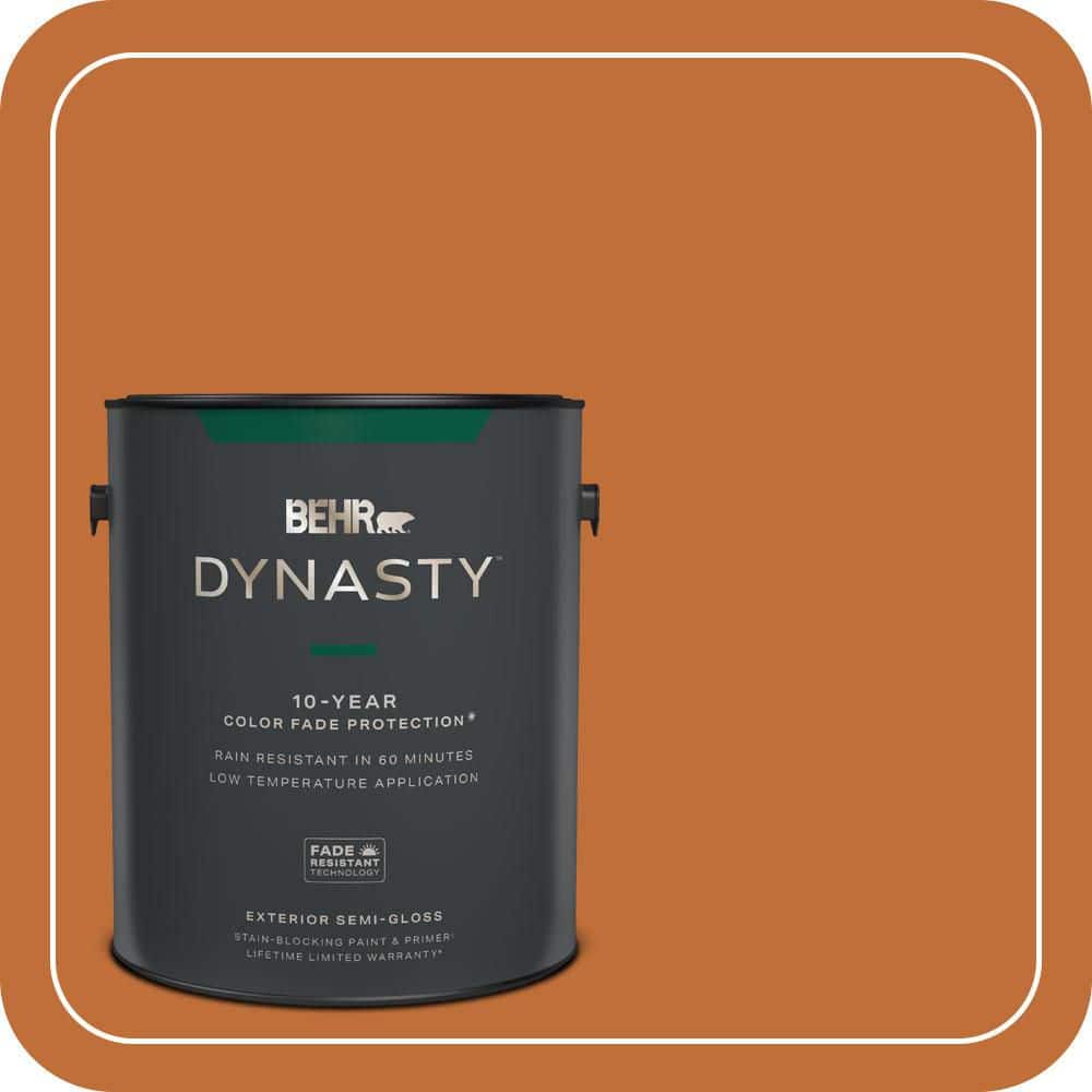 BEHR DYNASTY 1 gal. #S-H-260 Tiger Stripe Semi-Gloss Exterior Stain-Blocking Paint & Primer