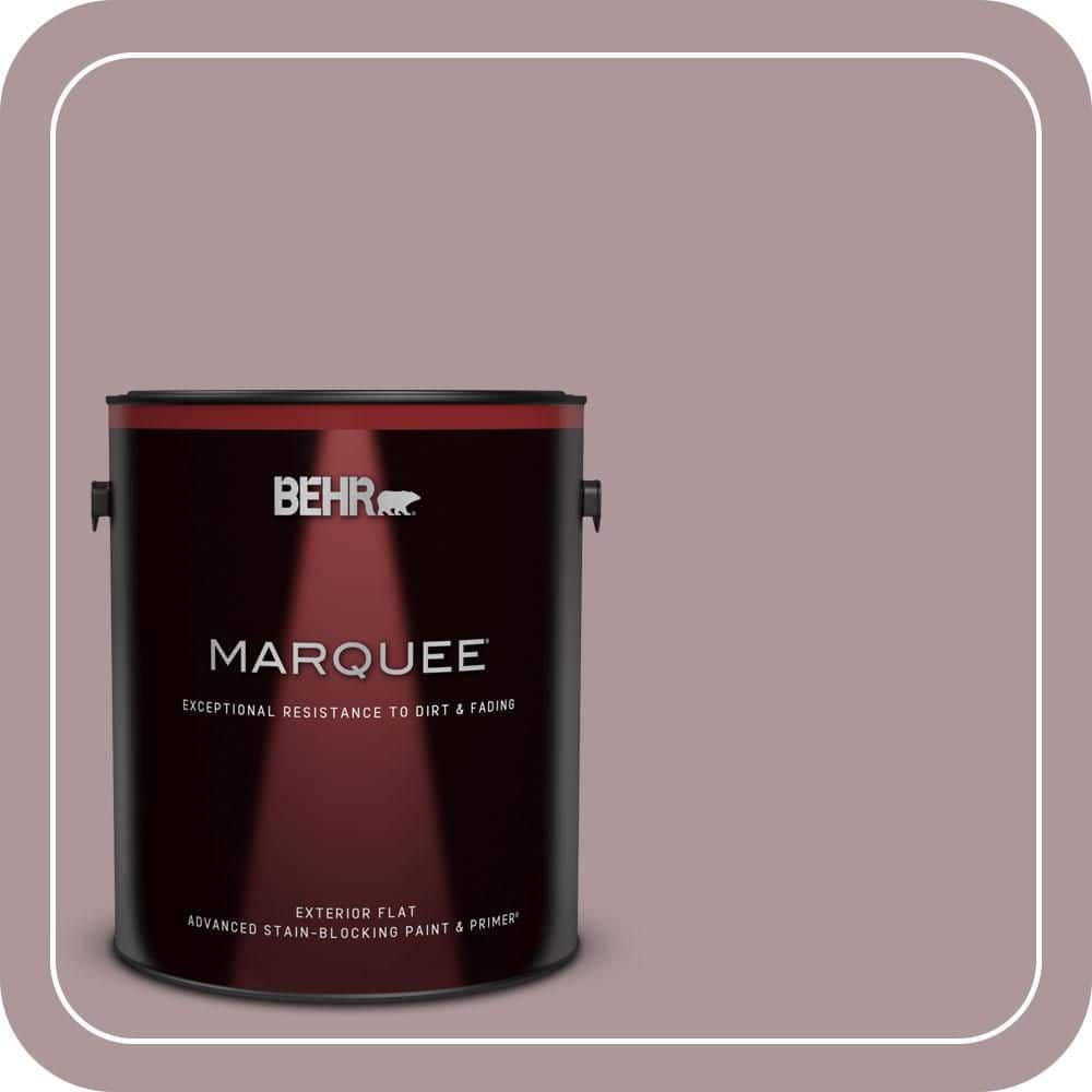 BEHR MARQUEE 1 gal. #PMD-53 Antique Mauve Flat Exterior Paint & Primer (1)