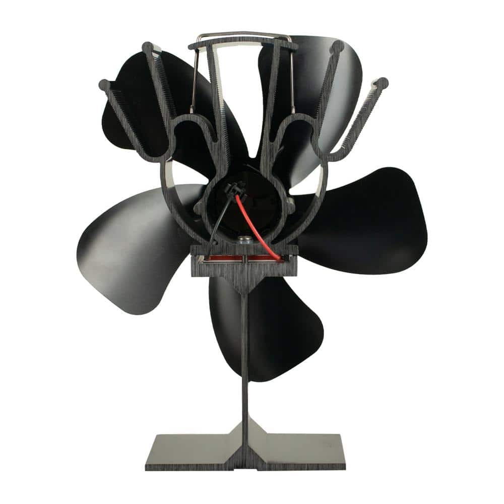 Ashley Hearth Products 5-Blade Anodized Aluminum Thermoelectric Fireplace Fan (2)