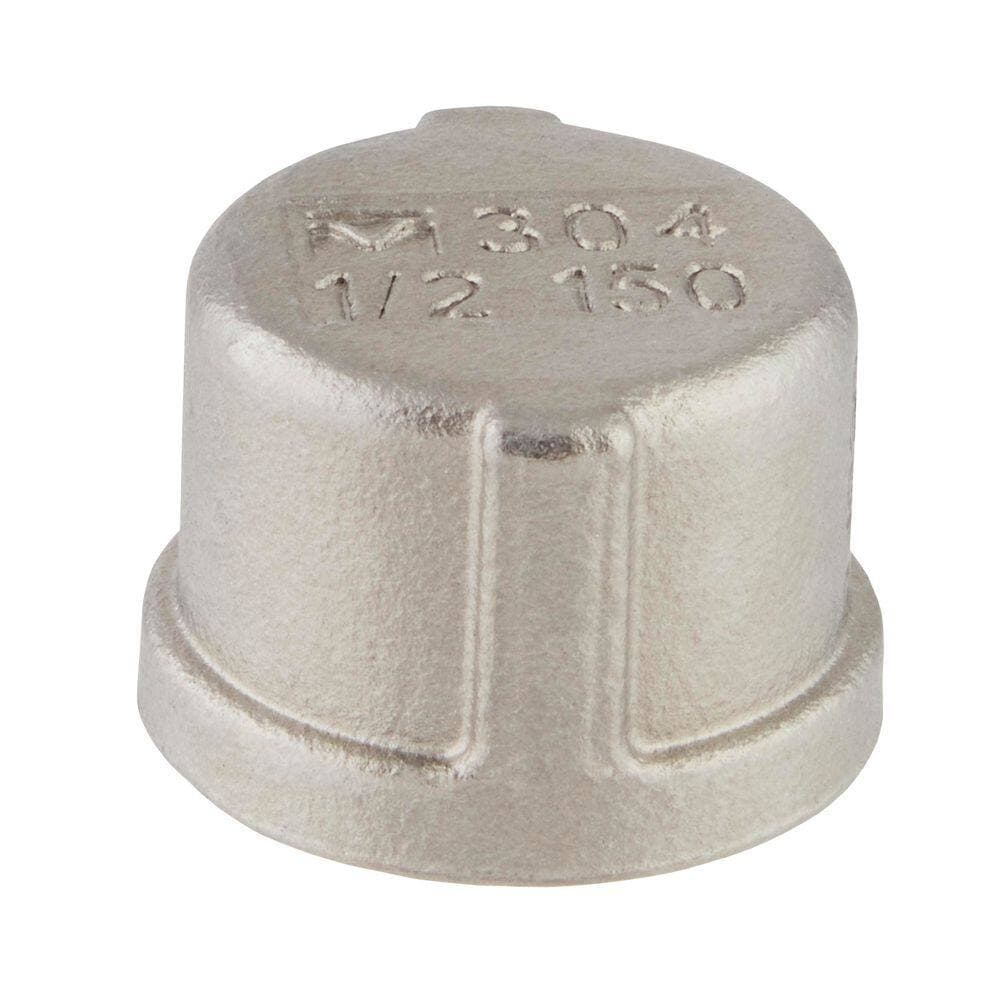 ProLine 1/2 in. Stainless Steel Pipe Cap (4)