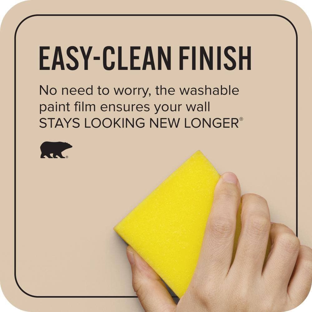 BEHR ULTRA 5 gal. #N270-2 Lentil Extra Durable Flat Interior Paint & Primer (4)