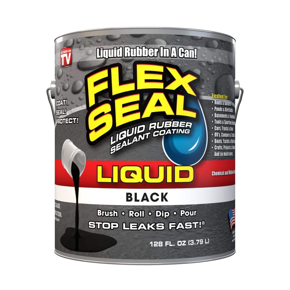 FLEX SEAL FAMILY OF PRODUCTS Flex Seal Liquid Black 1 Gal. Liquid Rubber Sealant Coating (1)