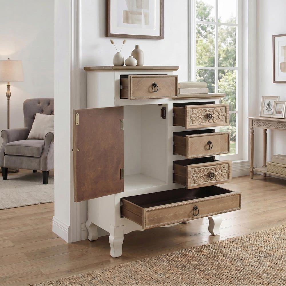 Boosicavelly 22 in. W 12 in. D 30.25 in. H Linen Cabinet (3)
