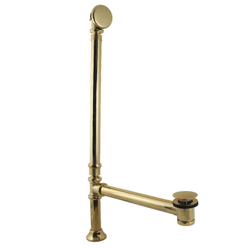 Kingston Brass Vintage 23-Gauge Toe Touch Tub Waste and Overflow in Polished Brass (1)