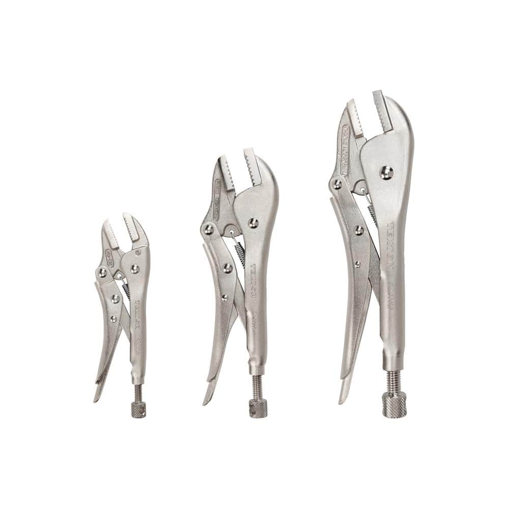 TEKTON 3-Piece Straight Jaw Locking Pliers Set (1)