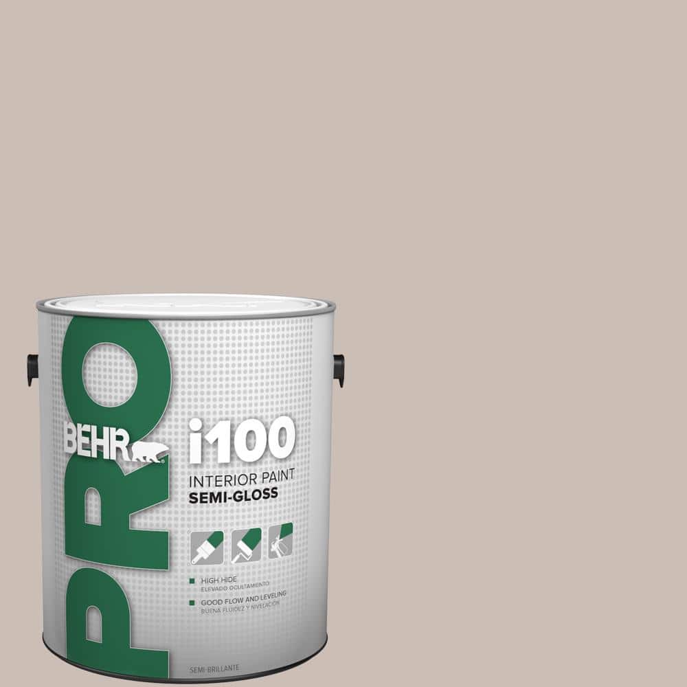 BEHR PRO 1 gal. #N180-3 Race Track Semi-Gloss Interior Paint