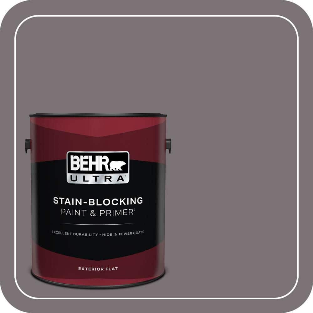 BEHR ULTRA 1 gal. #PPU17-18 Echo Flat Exterior Paint & Primer
