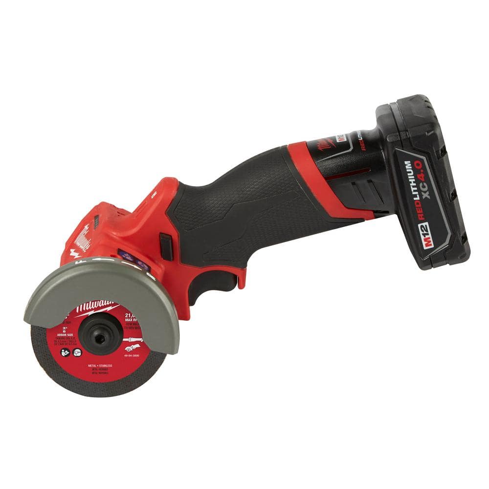 Milwaukee M12 FUEL 12V 3 in. Lithium-Ion Brushless Cordless Cut Off Saw Kit with M12 Soldering Iron (2)