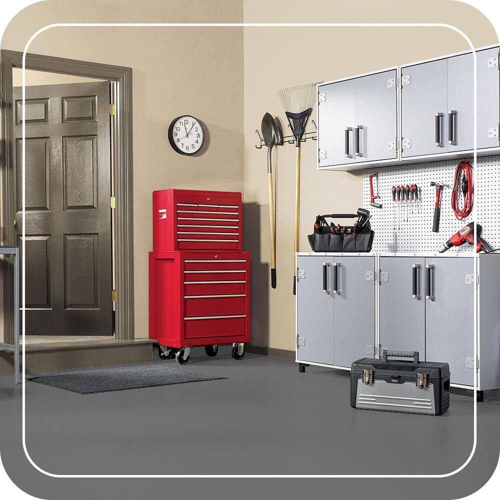BEHR PREMIUM #BXC-58 Self-Priming 1-Part Epoxy Satin Interior/Exterior Concrete and Garage Floor Paint (2)
