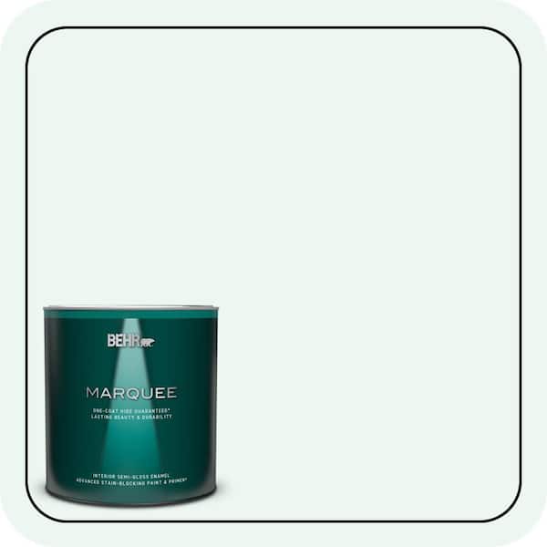 BEHR PREMIUM PLUS #PPL-15 Icy Wind Enamel Low Odor & Primer (3)