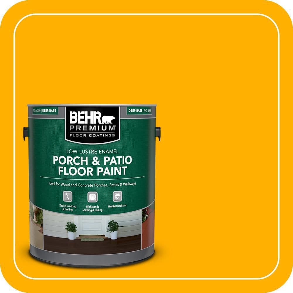BEHR PREMIUM #S-G-350 Low-Lustre Enamel Interior/Exterior Porch and Patio Floor Paint (1)