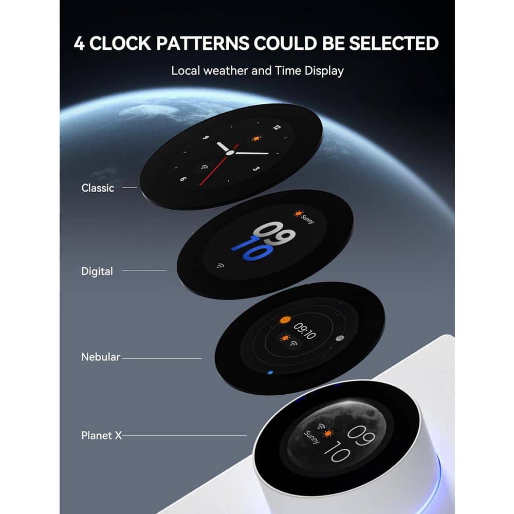 ELEGRP WiFi Smart Rotary Traic Dimmer with 1.8 in.TFT Display Screen, 3 Way, Pack (3)