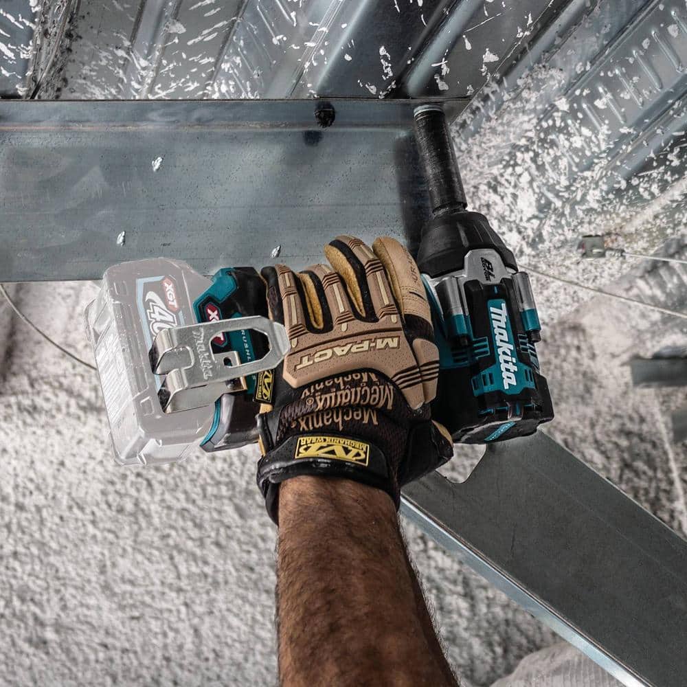 Makita 40V max XGT Brushless Cordless 4-Speed Mid-Torque . Impact Wrench w/Friction Ring Anvil (4)