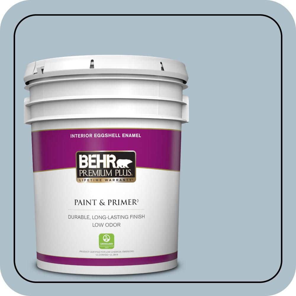 BEHR PREMIUM PLUS #570E-3 Liberty Gray Enamel Low Odor & Primer