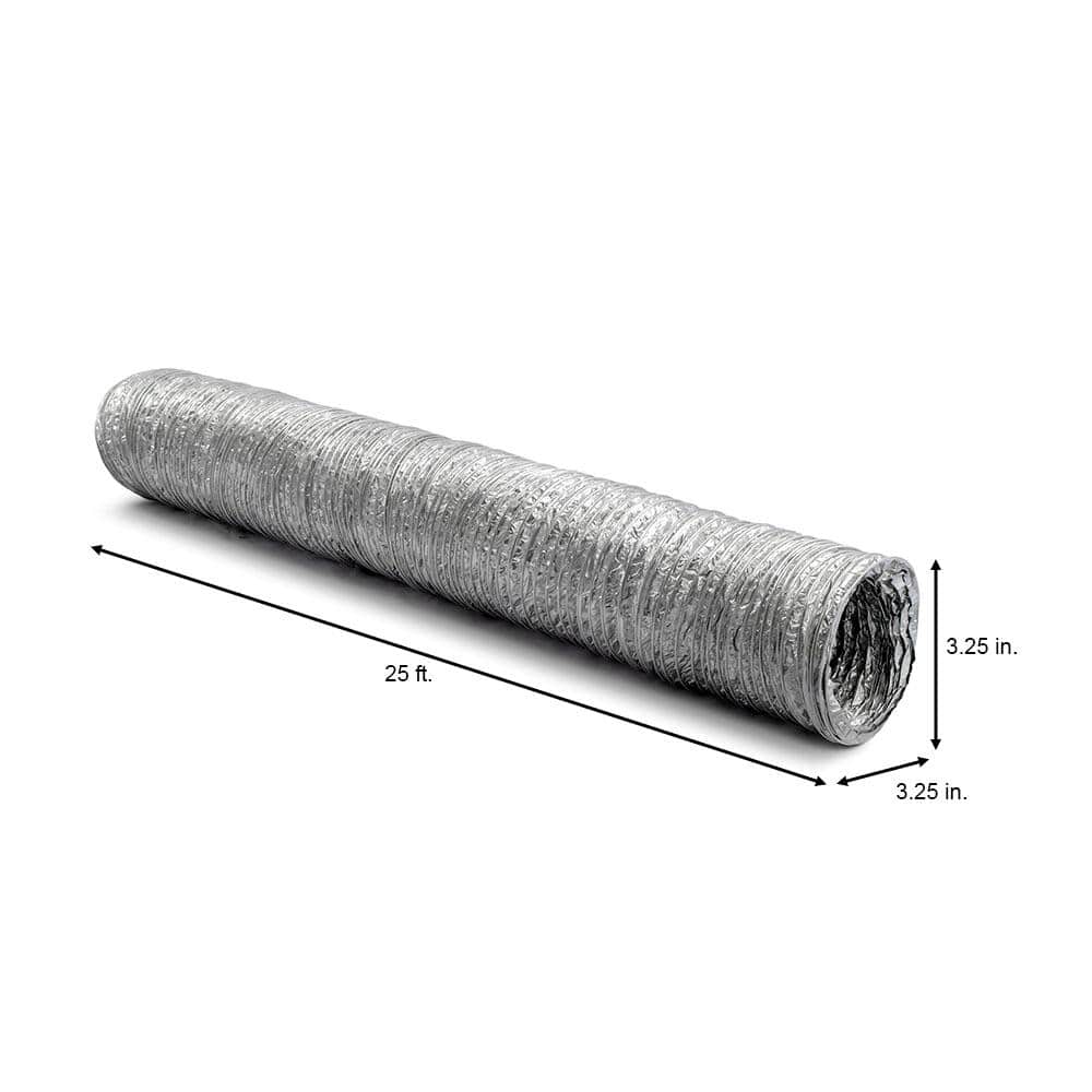 Everbilt 3 in. x 25 ft. Flexible Aluminum Foil Duct (3)
