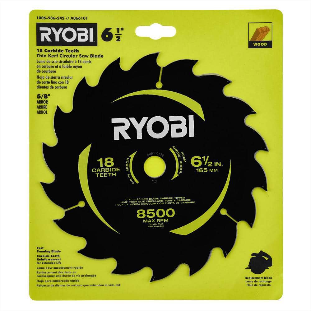 RYOBI . T Carbide Tipped Thin Kerf Circular Saw Blade (3)
