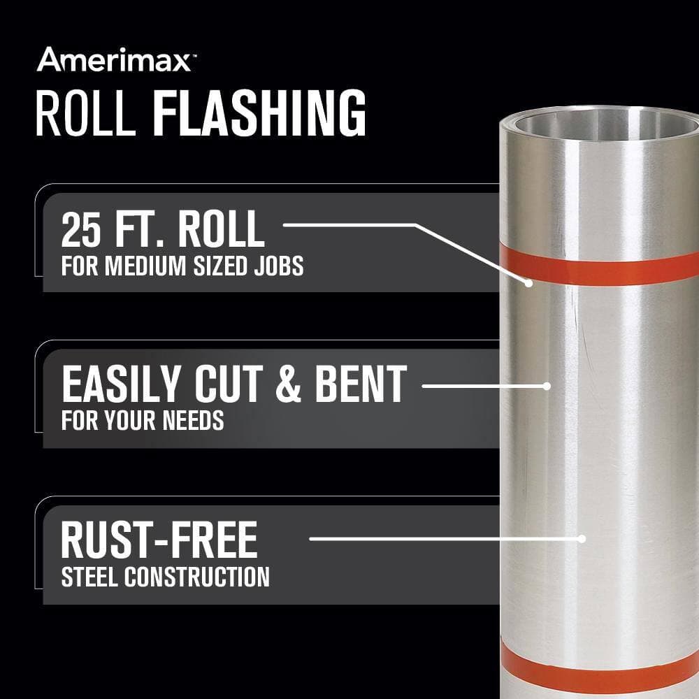 Unbranded 20 in. x 25 ft. Galvanized Steel Roll Valley Flashing (2)