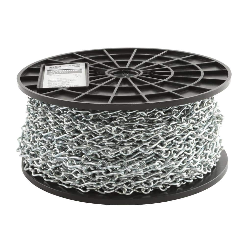 Everbilt #14 x 200 ft. Zinc Plated Steel Jack Chain (3)