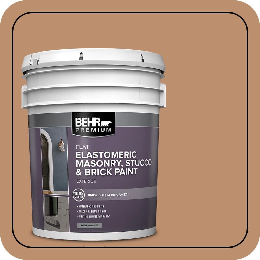 BEHR PREMIUM 5 gal. #PFC-18 Sonoma Shade Elastomeric Masonry, Stucco and Brick Exterior Paint (1)