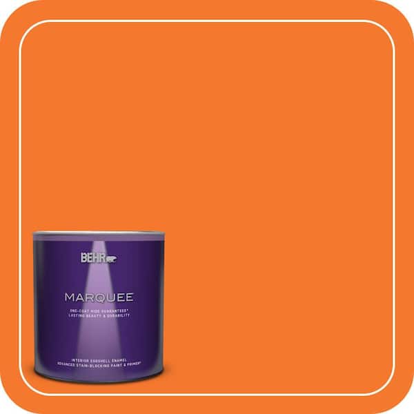 BEHR PREMIUM PLUS #230B-7 Kumquat Enamel & Primer Color Sample (3)