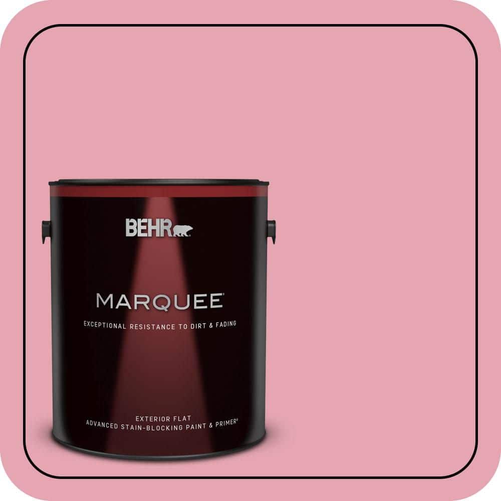 BEHR MARQUEE 1 gal. #P140-3 Love at First Sight Flat Exterior Paint & Primer