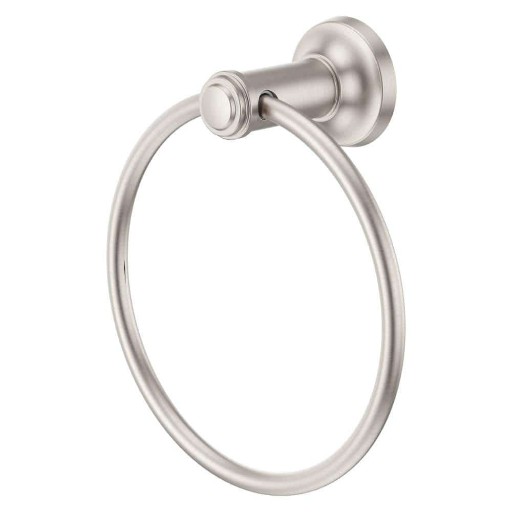 Pfister Briscoe Wall Mounted Towel Ring in Spot Defense Brushed Nickel (1)