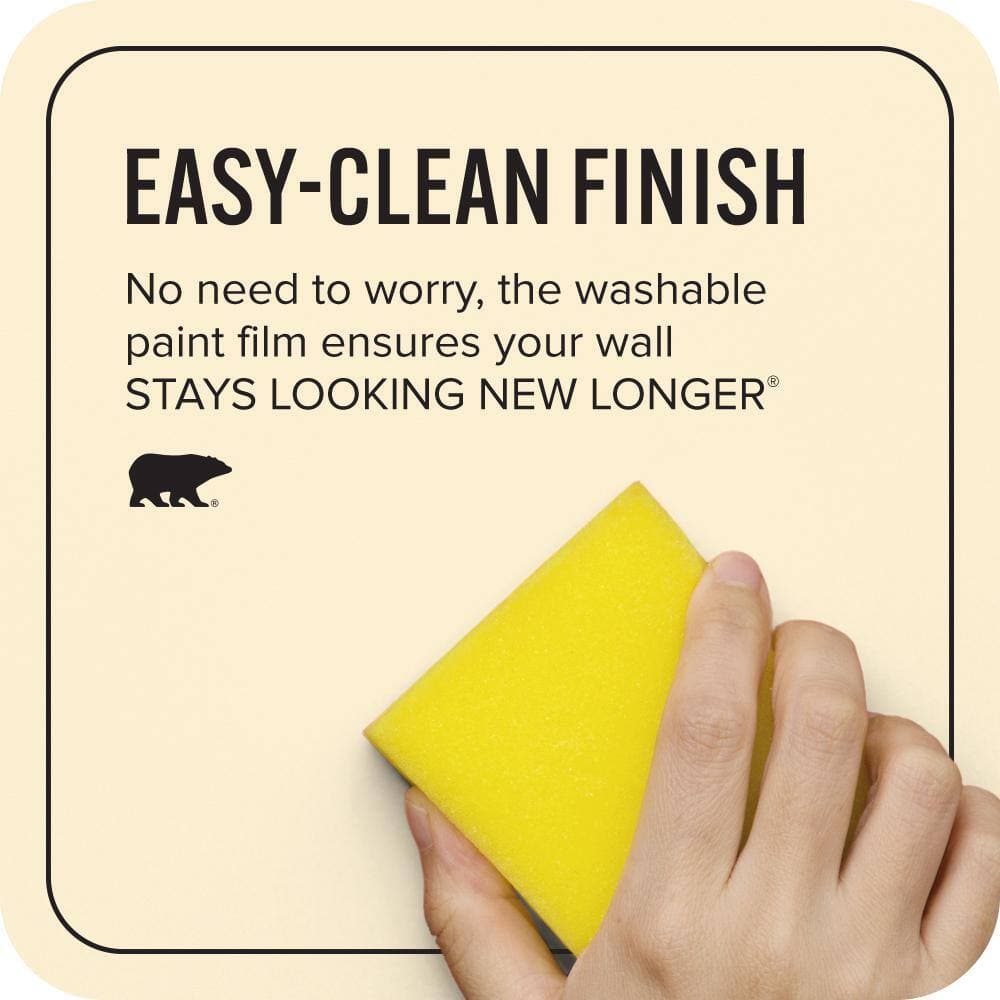 BEHR ULTRA 5 gal. #YL-W03 Honied White Extra-Durable Flat Interior Paint & Primer (4)