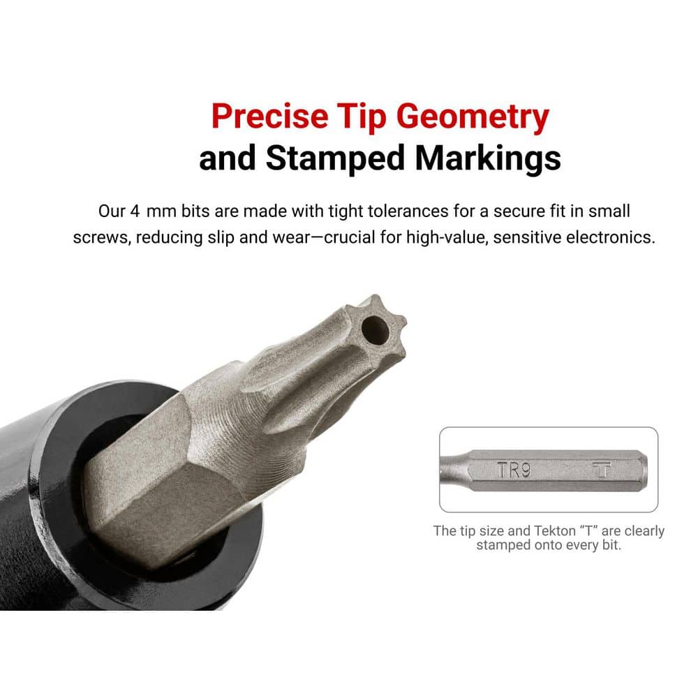 TEKTON 4 mm Precision Bit Set with Driver and Case (97-Piece) (3)