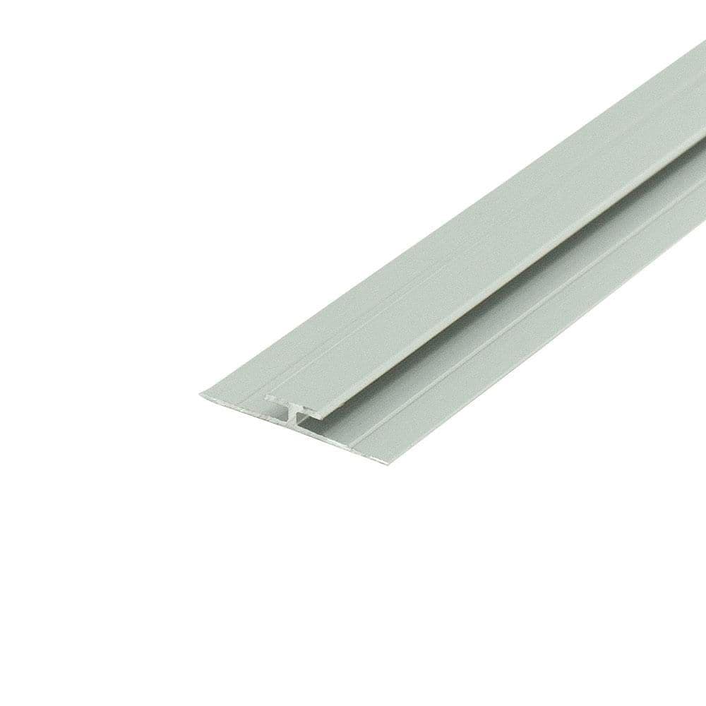 Outwater 4-Pack 0.15 in. D x 1 in. W x 36 in. L Finished Clear Anodized Satin Aluminum H Channel Moulding Fits 1/16 in. Boards (1)