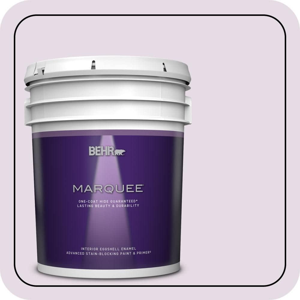 BEHR MARQUEE 5 gal. #M100-1A Not Quite Purple Eggshell Enamel Interior Paint & Primer