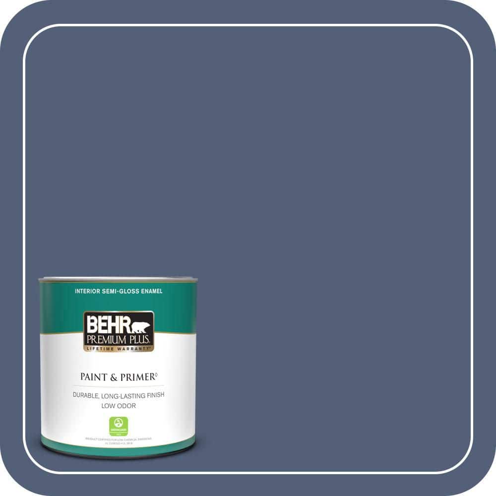 BEHR PREMIUM PLUS 1 qt. #S530-6 Extreme Semi-Gloss Enamel Low Odor Interior Paint & Primer