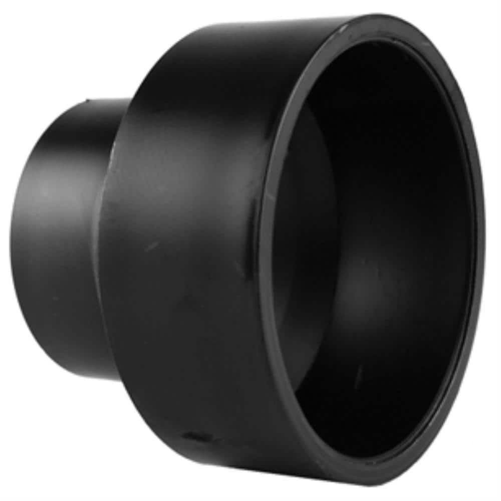 Charlotte Pipe 4 in. 3 in. ABS DWV Hub Hub Reducer Increasers