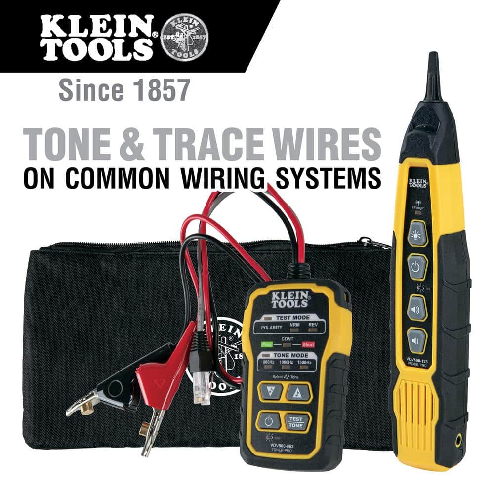 Klein Tools Scout Pro 3 Tester and Tone and Probe PRO Wire Tracing Kit Tool Set (3)