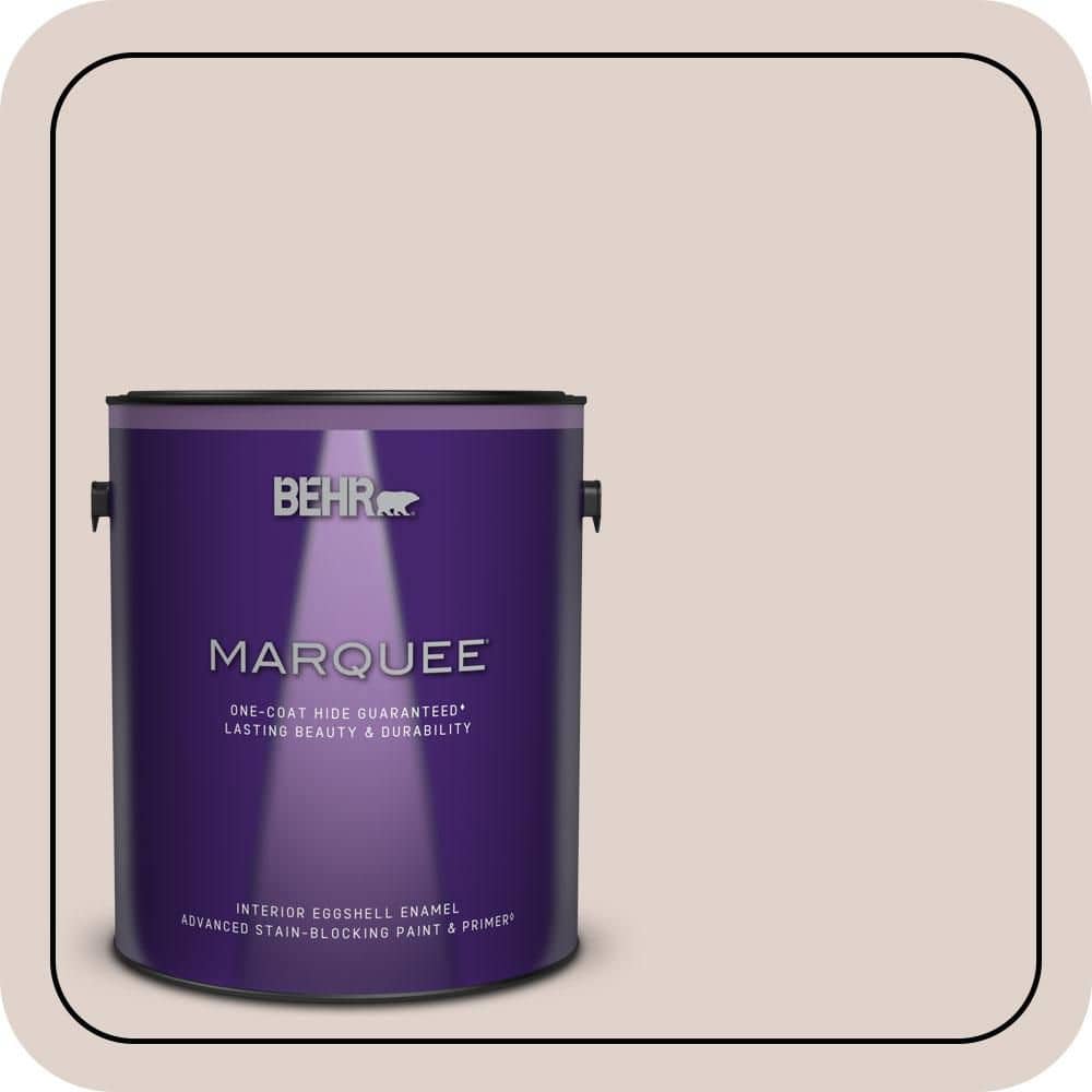 BEHR MARQUEE 1 gal. #MQ3-07 Vision of Light One-Coat Hide Eggshell Enamel Interior Paint & Primer (1)