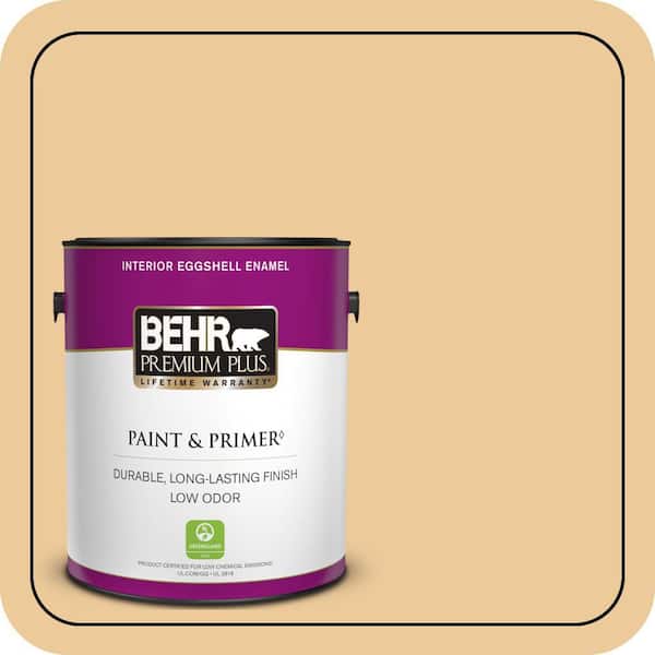 BEHR PREMIUM PLUS 1 gal. #M270-4 Filtered Moon Semi-Gloss Enamel Low Odor Interior Paint & Primer (2)