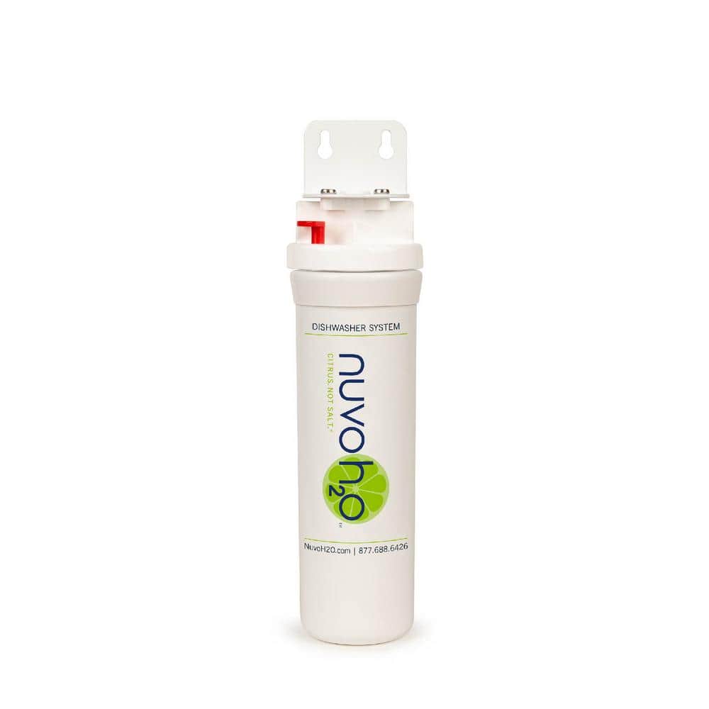 NuvoH2O Citracharge Pro Under Sink Dishwasher Cleaner/Water Softener For Spot-Free Dishes