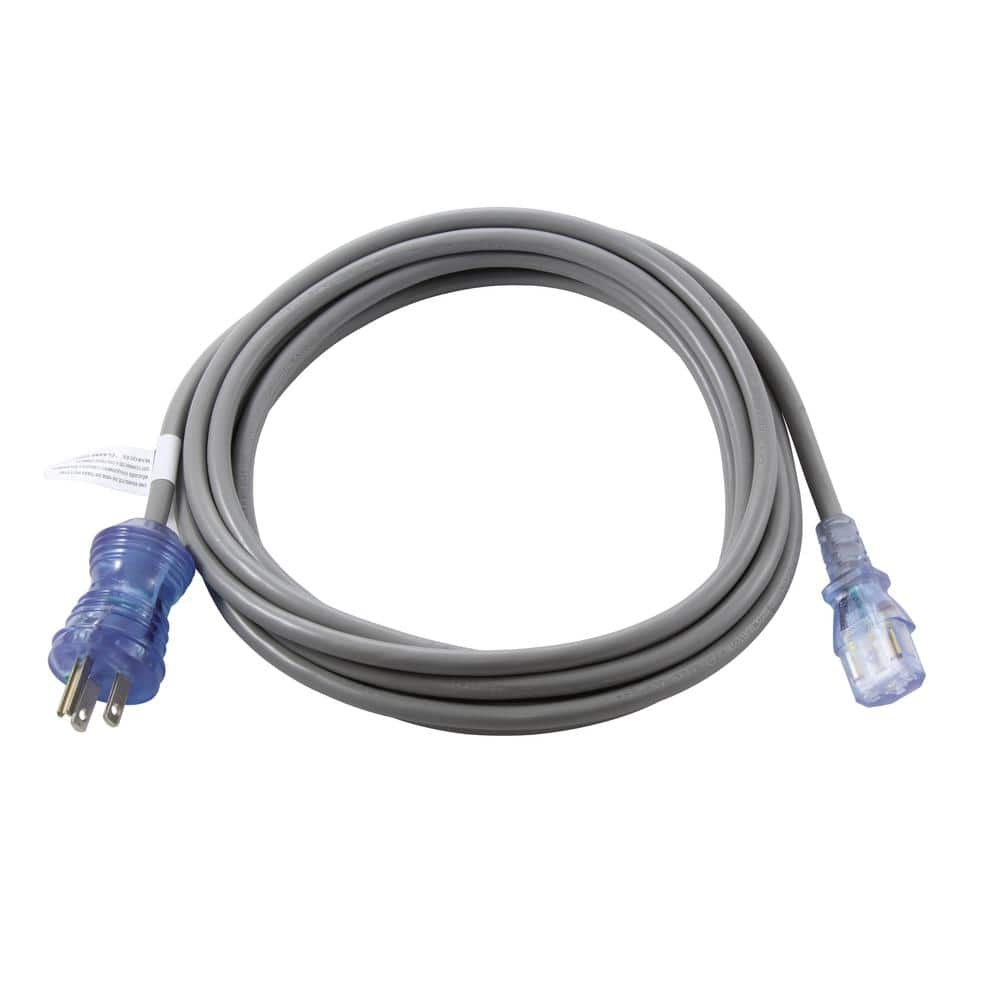 AC WORKS 10 ft. 18/3 10 Amp Hospital/Medical Grade Green Dot Power Cord NEMA 5-15P to IEC C13 (IT/CPU/Server End) (1)