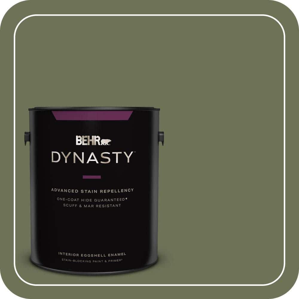 BEHR DYNASTY 1 gal. #MQ6-53 Herb Cornucopia One-Coat Hide Eggshell Enamel Interior Stain-Blocking Paint & Primer