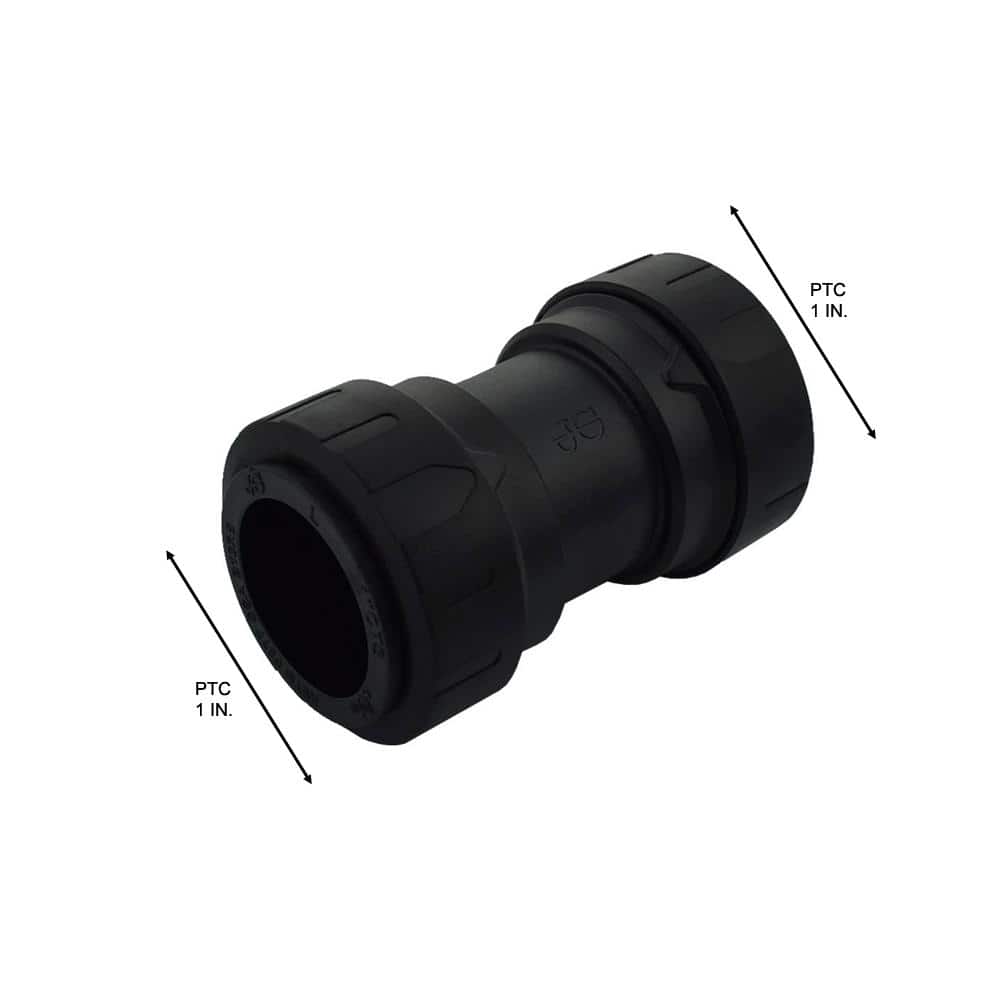 SharkBite ProLock 1 in. Push-to-Connect Plastic Coupling Fitting (3)