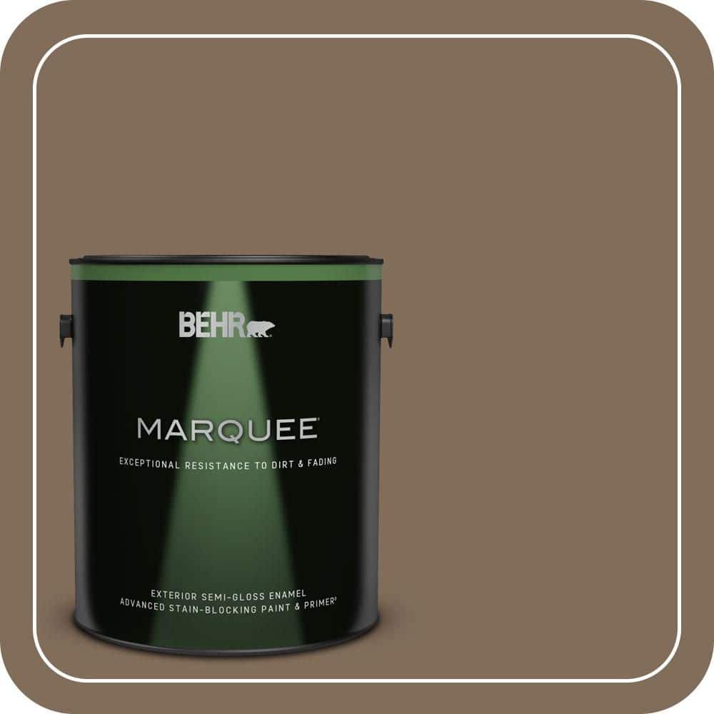 BEHR MARQUEE 1 gal. #MQ2-49 Kaffee Semi-Gloss Enamel Exterior Paint & Primer