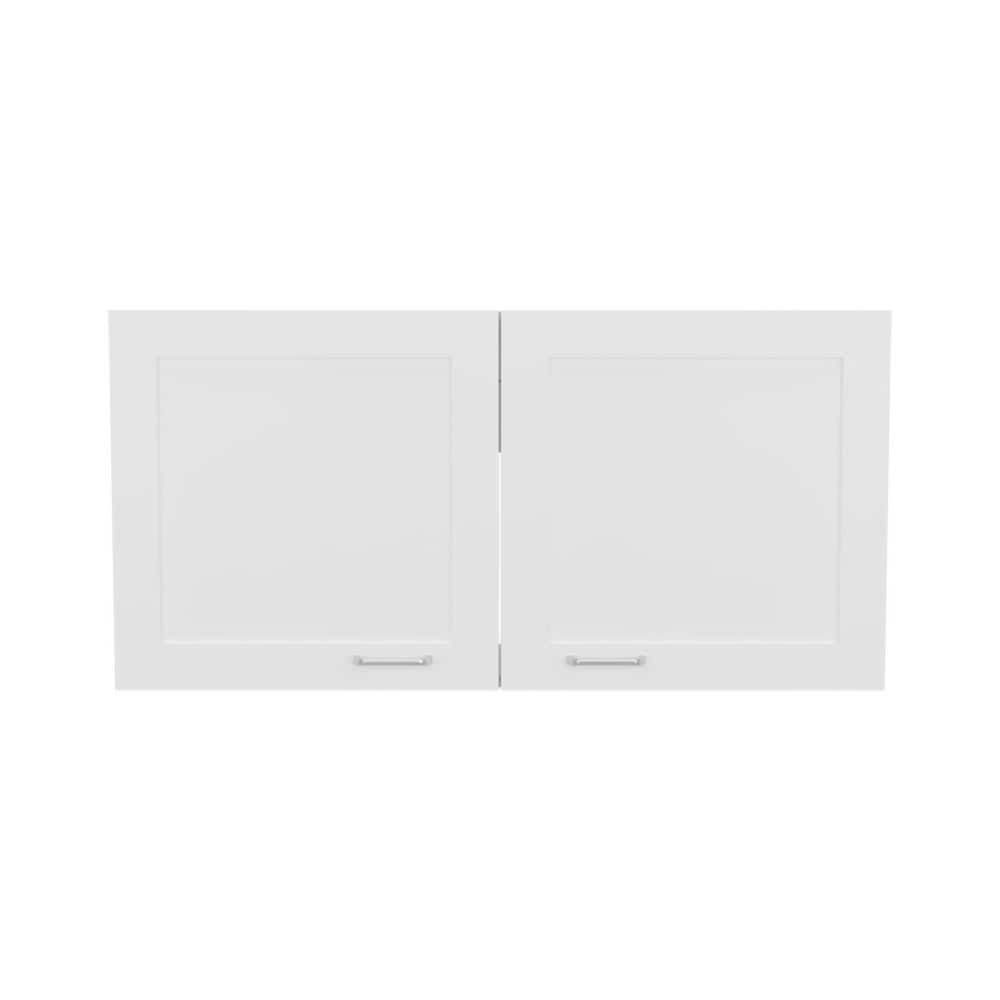 Tahanbath 39.40 in. W x 12 in. D x 19.30 in. H Bathroom Storage Wall Cabinet in White with 2 Doors and Shelves (1)