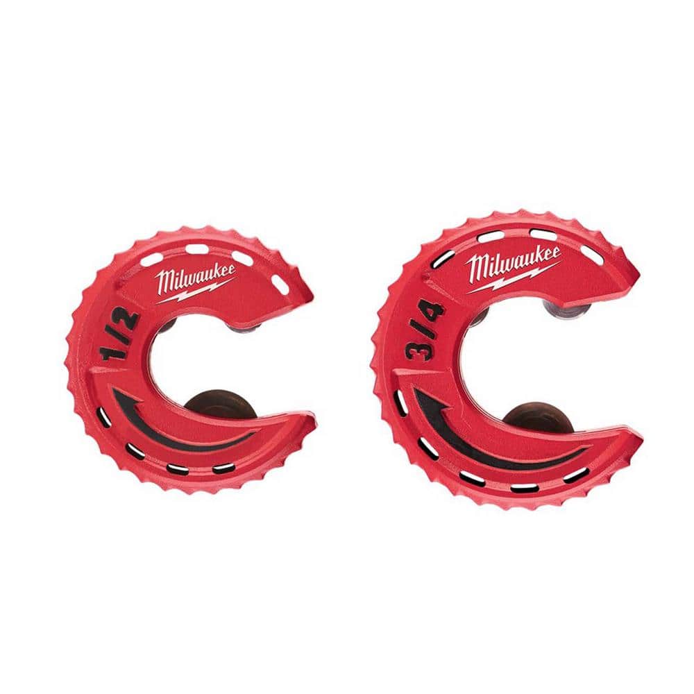 Milwaukee 1/2 in. and 3/4 in. Close Quarter Copper Tubing Cutter (2-Pieces) (1)