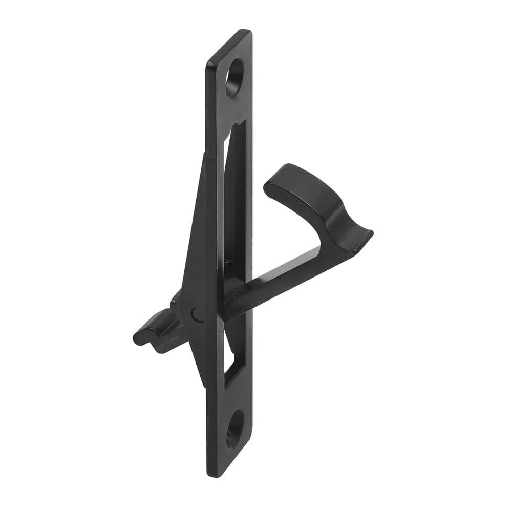 Prime-Line Pocket Door Edge, Flush Pocket Door Mortise Pull, Matte Black (Single Pack) (1)