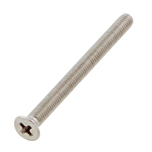 Everbilt M3-0.5x35mm Stainless Steel Flat Head Phillips Drive Machine Screw 2-Pieces (2)