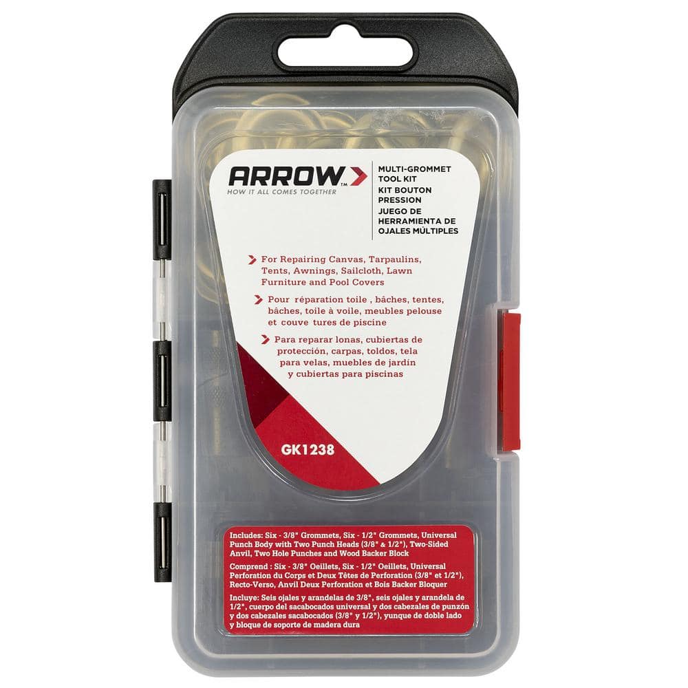 Arrow 3/8 in. and 1/2 in. Multi-Grommet Tool Kit